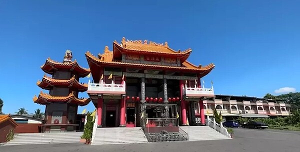 南投國道三號竹山交流道附近的道教廟宇「三清宮」,日前發生一起房仲賣廟的烏龍案件。記者黑中亮/攝影