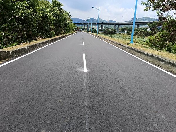 旱溪西路第一階段拓寬提前完成。圖／台中市建設局提供