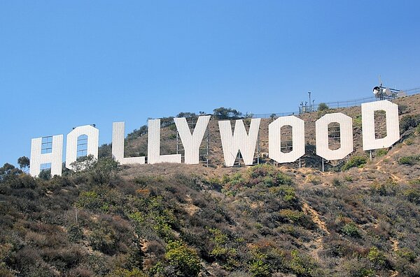 著名的好萊塢標誌。示意圖/維基百科