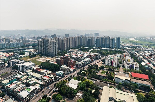 板橋浮洲現況空拍圖。圖／新北城鄉局提供