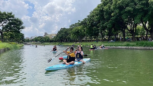 sup立槳豐原葫蘆墩公園登場。圖／台中市政府提供