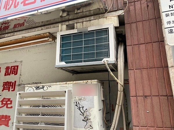窗型冷氣怎沒落的?網指「4短處」被市場淘汰:租客也不甩 冷氣室外機示意圖/好房網News記者黃芸涵攝