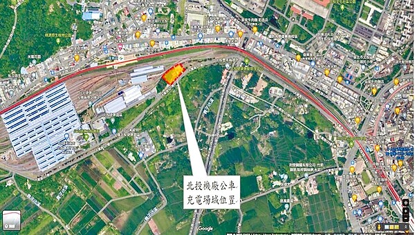 台北市北投機廠作為社會住宅預定地，東南隅約3000平方公尺作為電動公車充電調度站及共享場域，附近居民憂心市府未做整體規畫恐影響發展。（台北市政府公運處提供／劉彥宜台北傳真）