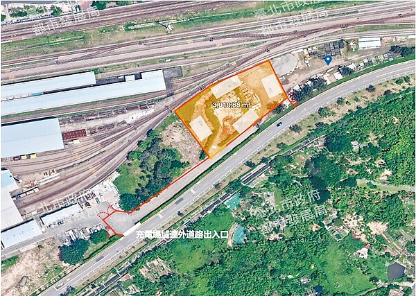 台北捷運公司提供北投機廠東南隅約3000平方公尺基地,作為電動公車充電調度站及共享場域。(台北捷運公司提供/劉彥宜台北傳真)