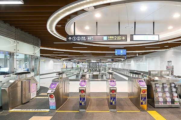  A22老街溪站將於7月31日正式通車。圖／桃園市政府提供