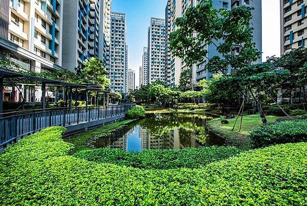 全台最大綠建築住宅社區。圖/日勝生提供