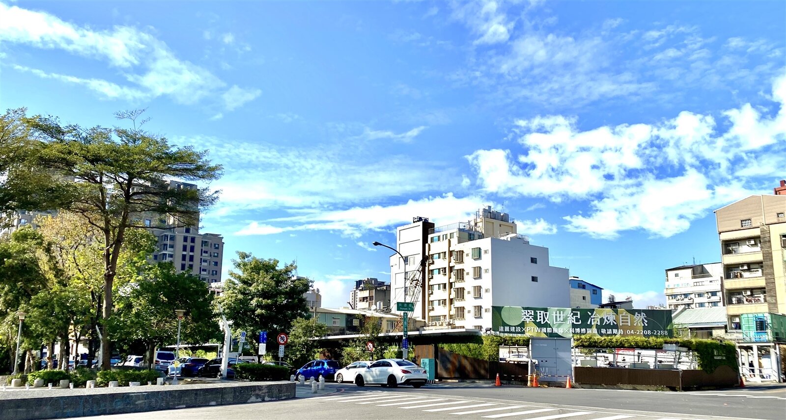 「達麗冶翠」基地正對科博綠園道延伸段第一排,已購客有許多醫界背景人士。記者宋健生/攝影