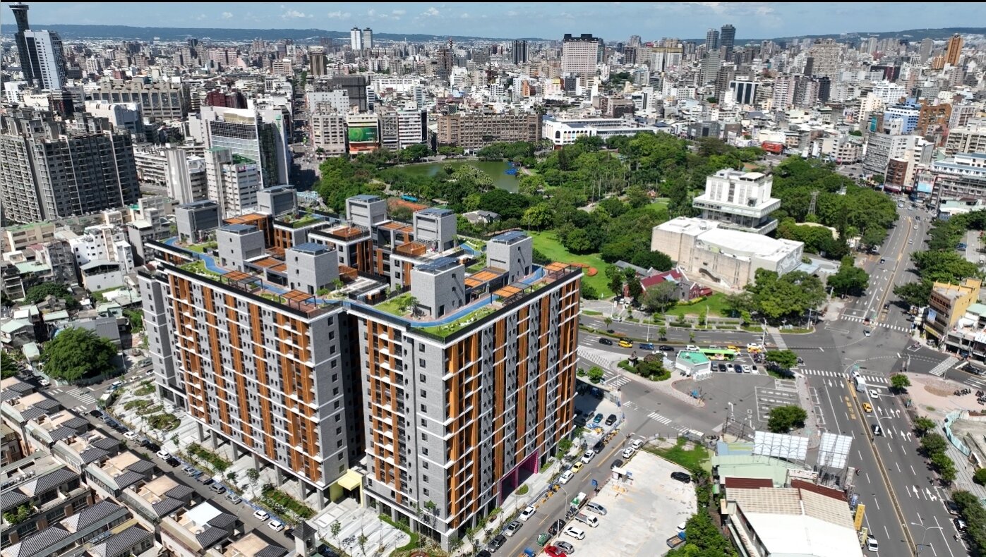 東區尚武好宅緊鄰台中公園享有綠海美景。圖/台中市府提供