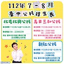 台中烏日、北屯、新社3公托招生！政府補貼「月費僅收1500元」