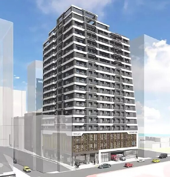 三重消防分隊都更案完工模擬圖。圖/新北市財政局提供