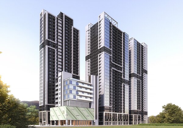 重建後模擬圖。圖／新北市都更處提供

