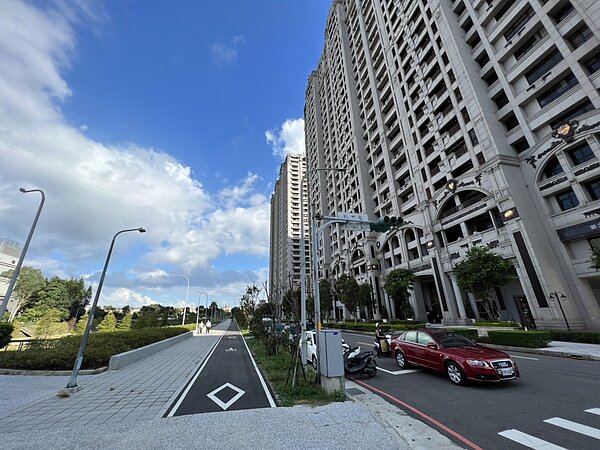 新北市林口區因為「新北國際AI+智慧園區」的話題,支撐房市。(圖:信義房屋提供)