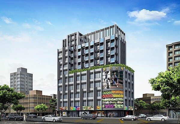 板橋黃石市場規劃興建地下3層、地上9層之多目標複合大樓,預計於2024年底盛大開幕。圖/新北市市場處提供