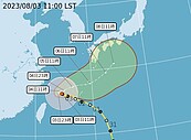 卡努龜速移動！1地區增停班停課　中南部晚起降雨