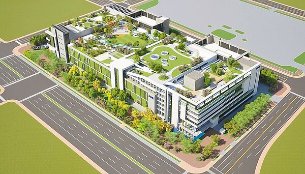 艾司摩爾在林口工一工業區設置廠房已獲新北市都市設計審議通過,預計2026年完工啟用,未來可創造2000個就業機會。(新北市政府城鄉局提供/呂健豪新北傳真)