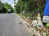 鳶山堰電信桿遭扯斷　三鶯200戶網路電信受阻