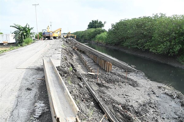 縣府在二林鎮投入將近3億元辦理排水改善工程。圖／彰化縣府提供