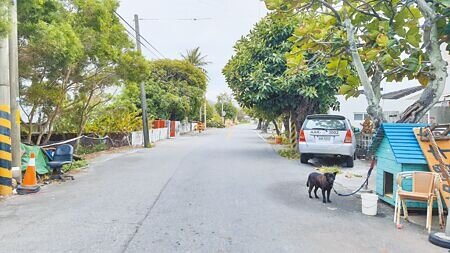 台東縣府預計拓寬東44線道路,緩解富岡路段車潮,卻遭到部落居民反彈,部落強調想要平靜生活。(蔡旻妤攝)