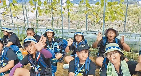 第25屆世界童軍大露營在韓國新萬金營地舉行,卻傳出許多童軍因高溫中暑,台東縣有60多名學子參加,經縣府教育處與隨團老師聯繫,目前均平安。(台東縣政府提供)