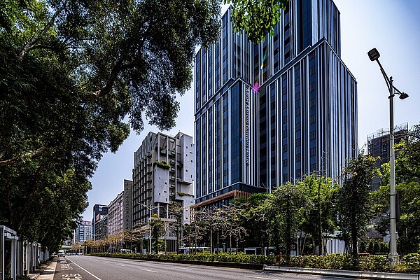 「永陞韶華」正臨忠孝東路,屬台北市大安區門牌、含金量高,且兼具完整生活機能。圖/永陞韶華提供