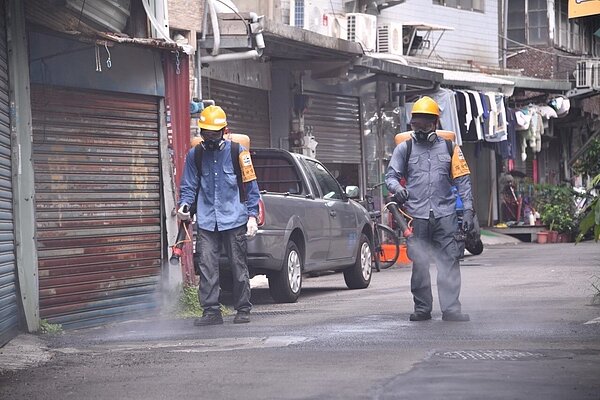 臺北市時隔數年後再次出現本土登革熱案例，將加強清消。圖／台北市政府提供