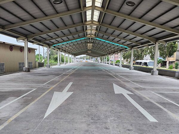 停車位示意圖。 記者蔡家蓁／攝影