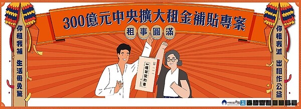 突破38萬戶!租金補貼創新高 遇房東阻饒申訴有管道 租金補貼創新高突破38萬戶。圖/截自營建署官網