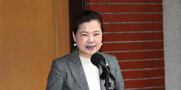 王美花指出,台灣就像晶片,雖然小巧卻非常重要。圖/中時報資料照片