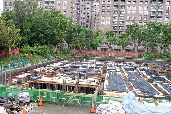 樹林長壽公園地下停車場地下結構體將完成。圖/新北市政府提供