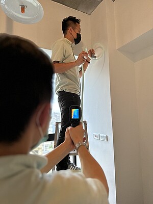 幸福驗屋的專業驗屋儀器應有盡有,全力維護客戶住居安全。圖/幸福驗屋提供