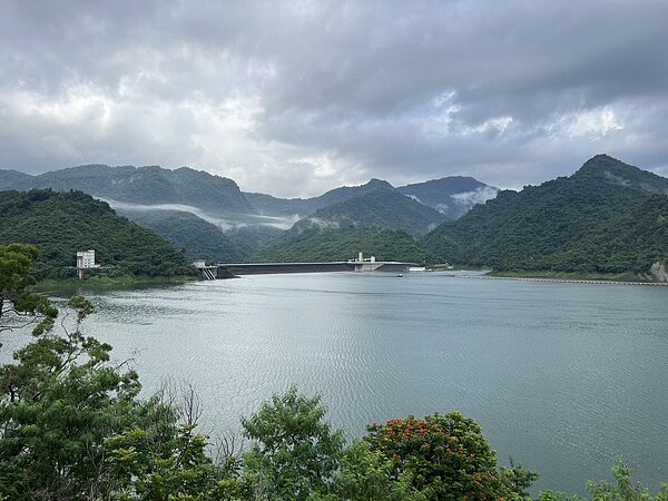 曾文、烏山頭水庫合計容量今天突破7成。圖／南部水資源局提供