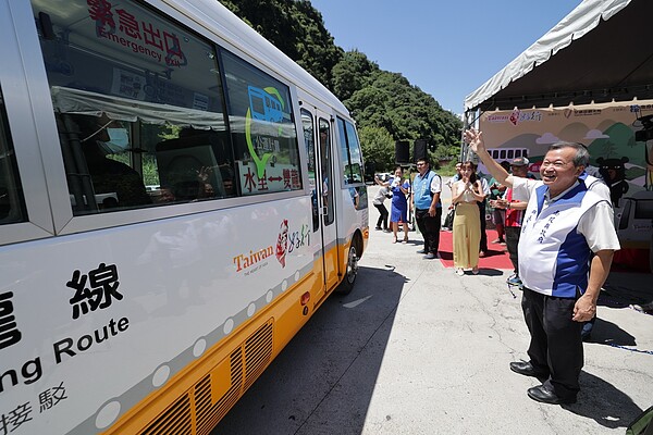 台灣好行雙龍線22日正式通車。圖／南投縣政府提供