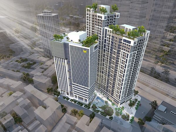 保二總隊公辦都更案。圖/國家住都中心提供