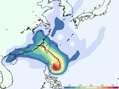 蘇拉颱風侵台機率高　賈新興曝各國模式預報登陸位置