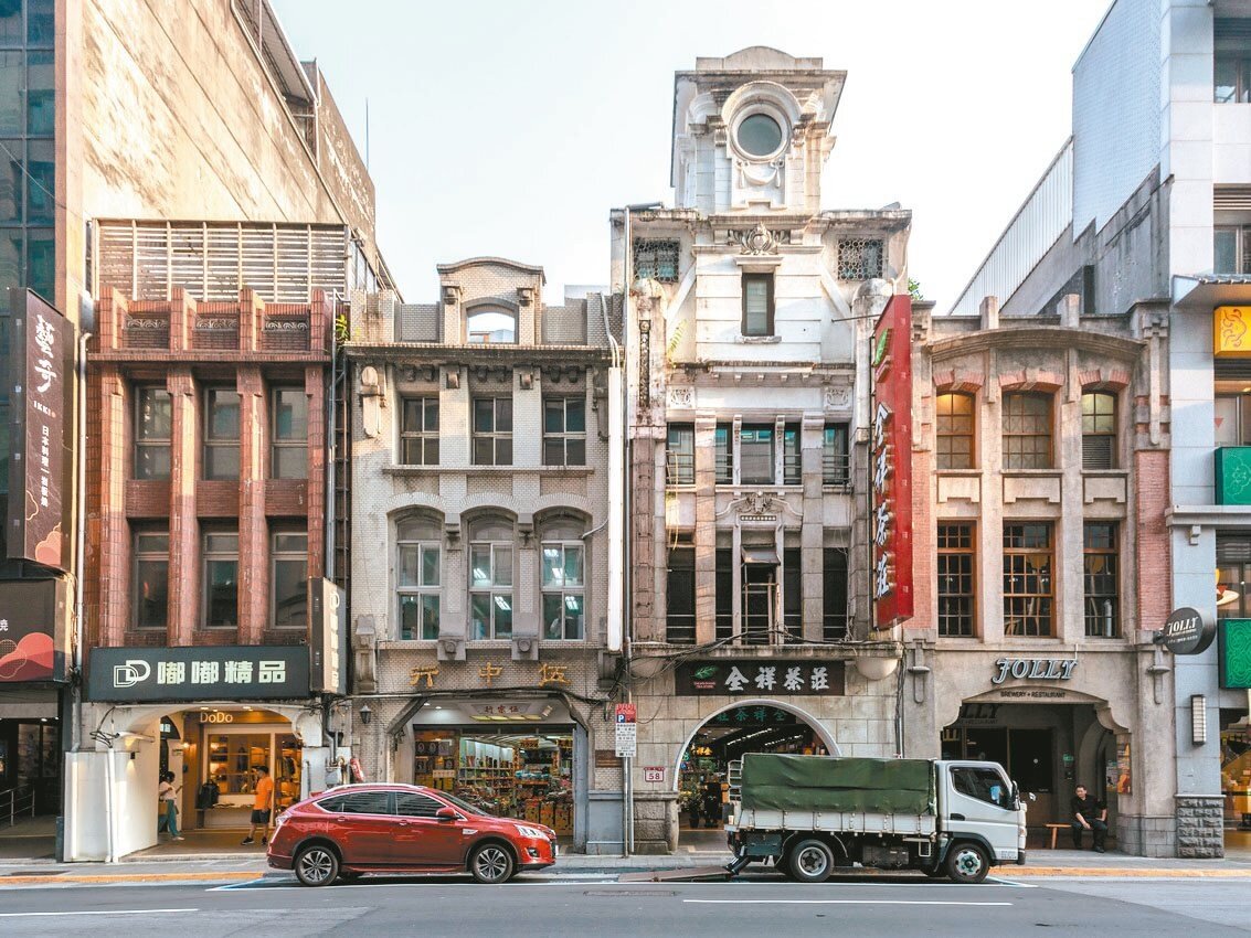 北市衡陽路4連棟升格市定古蹟。聯合報記者洪子凱／台北報導