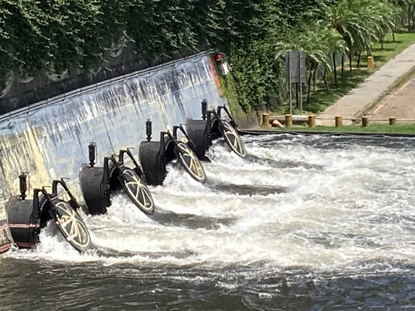 新北審計處檢查發現,有19座抽水站是空轉狀態,水利局說明,已定期排定測試時間,盡量蓄水,還有下雨可抽水時即可運轉測試。圖/新北市水利局提供