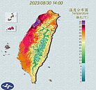 熱烘烘！苗栗頭份市氣溫飆40.3度　創下全台最高溫