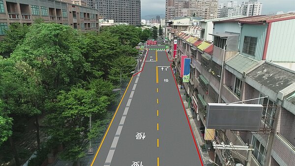 台中南區福田三街拓寬工程日前順利開工。圖/台中市建設局提供