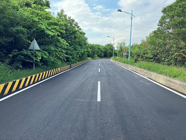 中市旱溪西路拓寬工程提前3個月完工。圖/台中市府提供