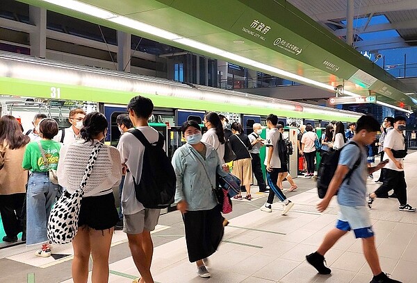 台中捷運8月運量創下通車以來最高紀錄。圖／台中捷運提供