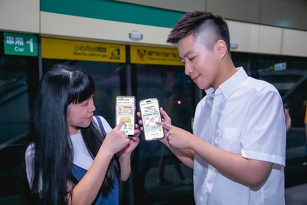 北捷推出「開通啦!隱藏捷運線!」活動,讓民眾命名專屬個人路線。圖/台北捷運提供