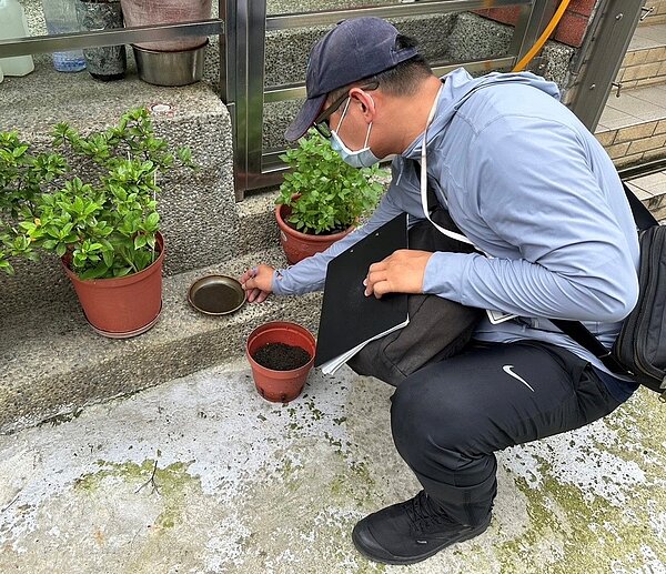 登革熱孳清。圖/台北市政府提供