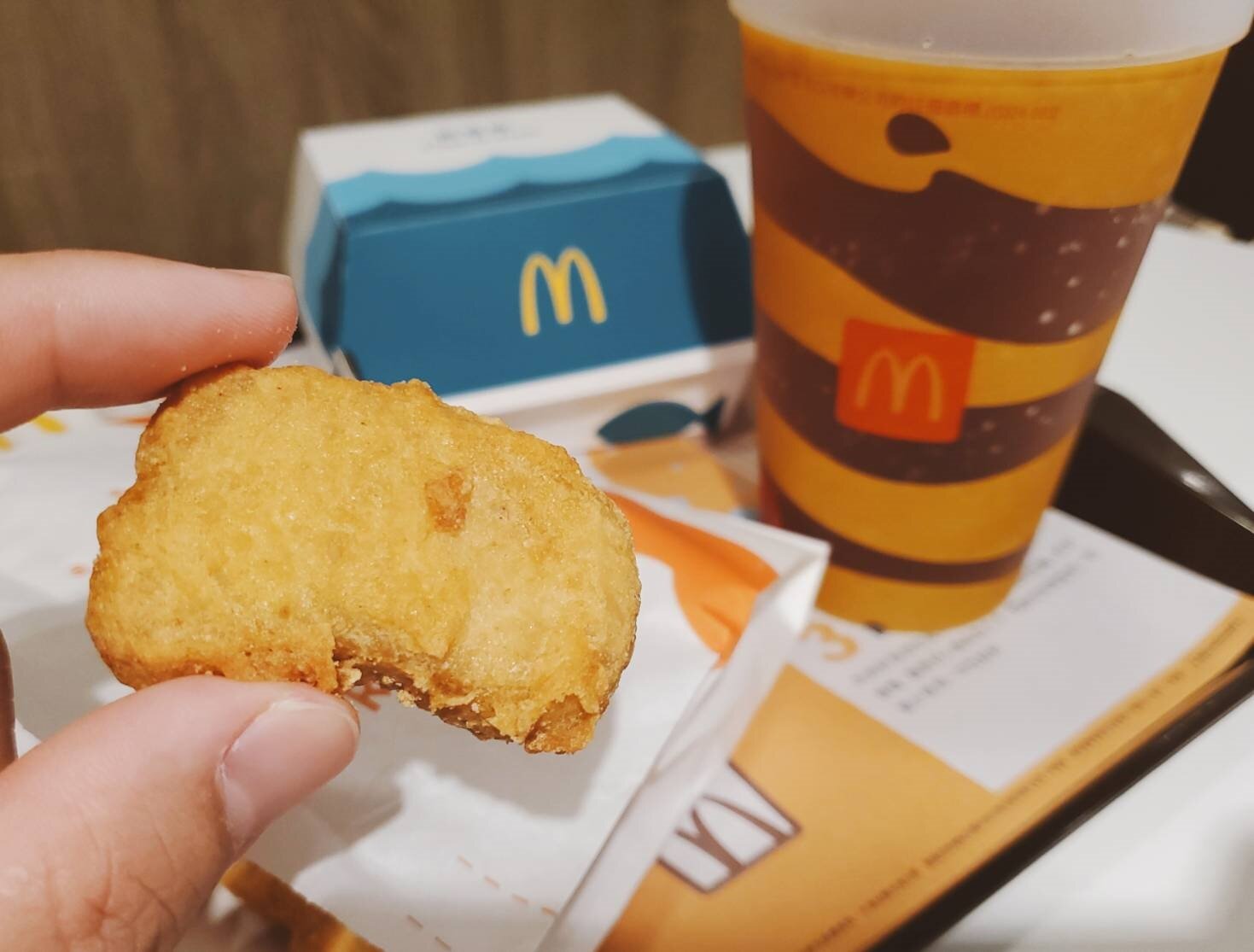 麥當勞的「麥克雞塊」於今年7月完成改版,口感有所不同。記者陳睿中/攝影