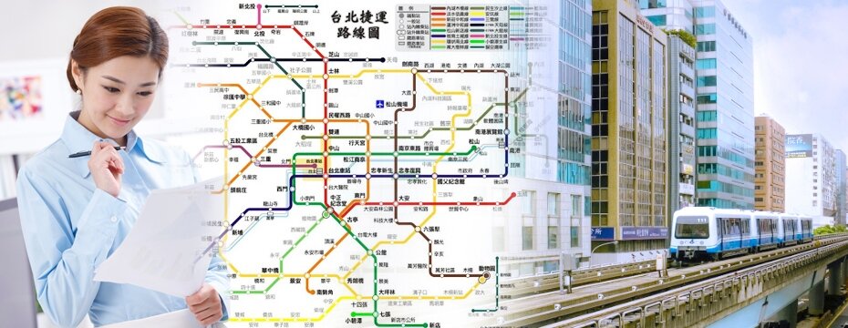 台北捷運路線圖 捷運宅購屋（大刊頭主視覺）