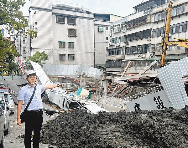 台中市土木技師公會監事林鴻建議，政府應設立平台讓不良建商資訊透明化，為施工品質安全把關。（林鴻提供／張妍溱台中傳真）