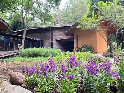 體驗鑽石級建築療癒景緻，中市后里森林公園四口之家開放。圖／台中市建設局提供