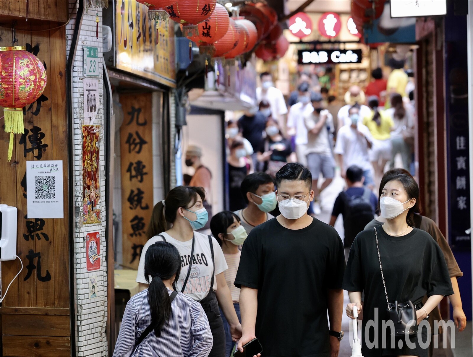 九份是很多日本旅客會去的台灣觀光景點。聯合報系資料照片 