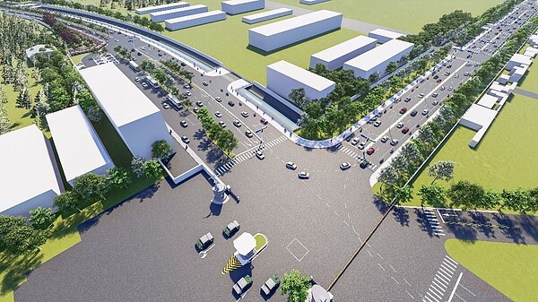 濱海聯外道路(又稱新台17線)模擬圖/工務局提供