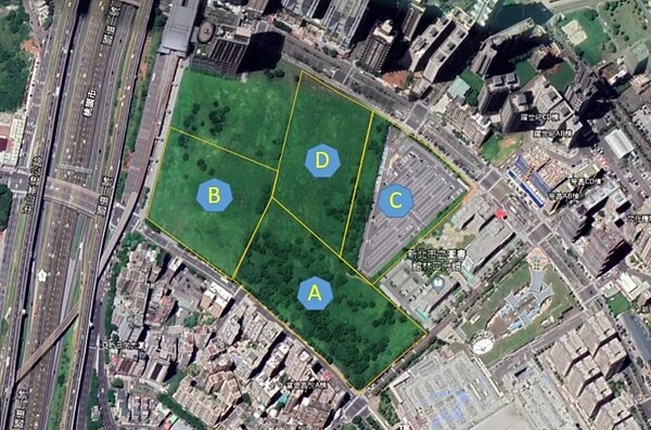 新北市政府推動面積達10公頃的林口影視園區破局。圖/新北市經發局提供