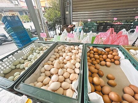 
蛋商表示，市場蛋價混亂，高雄旗山、美濃有菜販已自行漲至1台斤65元。（林雅惠攝）
